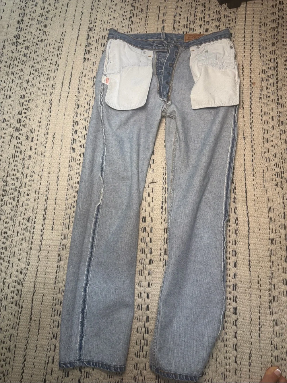 VTG Levis 501 Jeans Mens Blue Selvedge Made in USA size 32x30 perfect condition